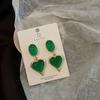Unique Heart Earrings 2023 Trendy Geometric Alloy Jewelry In Stylish Colors