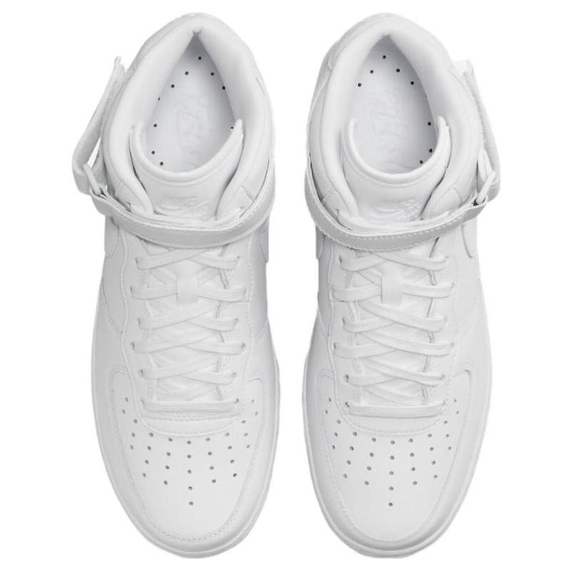 Nike Air Force 1 Mid Fresh Triple White Sneakers DZ2525-100