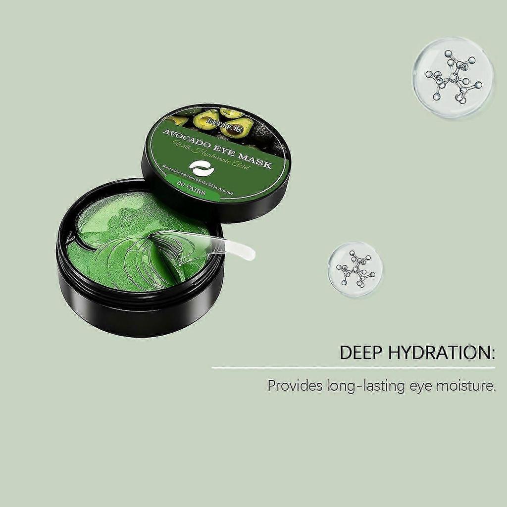 EELHOE Hyaluronic Acid Moisturizing Eye Mask, Hydrates and Plumps Around the Eyes, Daily Care for Better Eye Makeup Application