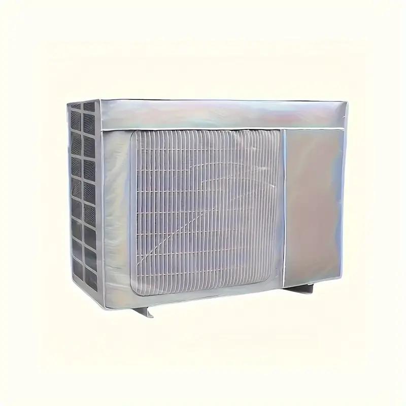 1pc Large Size Air Conditioner Outdoor Unit Cover, UV Protection, Waterproof, Dustproof, All-Season Oxford Fabric