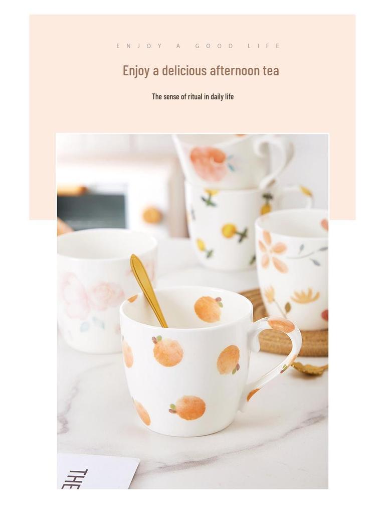 Creative Large Capacity Ceramic Coffee Mug for Couples