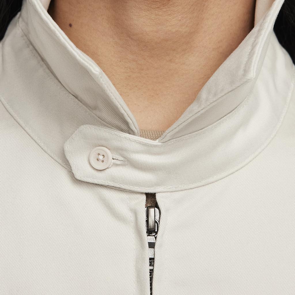 Nike Solid Color Zip-Up Casual Jacket Men Outerwear Light-Orewood-Brown FN3231-104