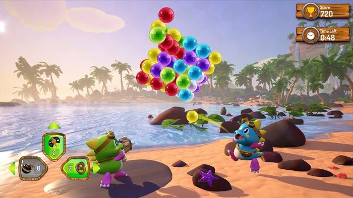 Jeu vidéo - United Games - Puzzle Bobble 3D - 100 nouveaux puzzles - Compatible PS VR - Aventure en 3D