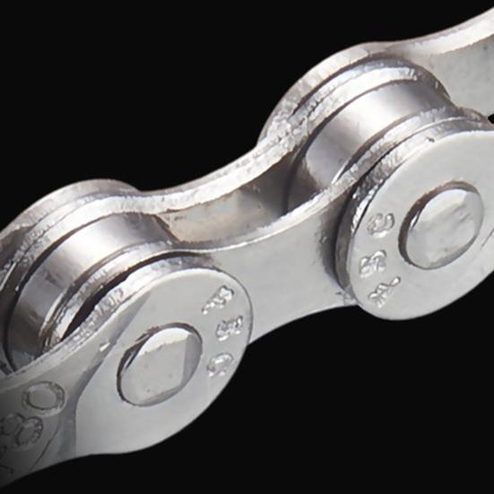 Łańcuch rowerowy VXM Galwanizowany, antykorozyjny, antykorozyjny, odporny na zużycie, wysoka wytrzymałość na rozciąganie, wymiana 116 ogniw 6/7/8 prędkości MTB łańcuch rowerowy szosowy