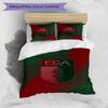 FC Augsburg FC Beddengoedset met Print (3 Delen) Ademende Dekbedovertrek met Kussenslopen Decoratief Beddengoed voor Slaapkamer Huis