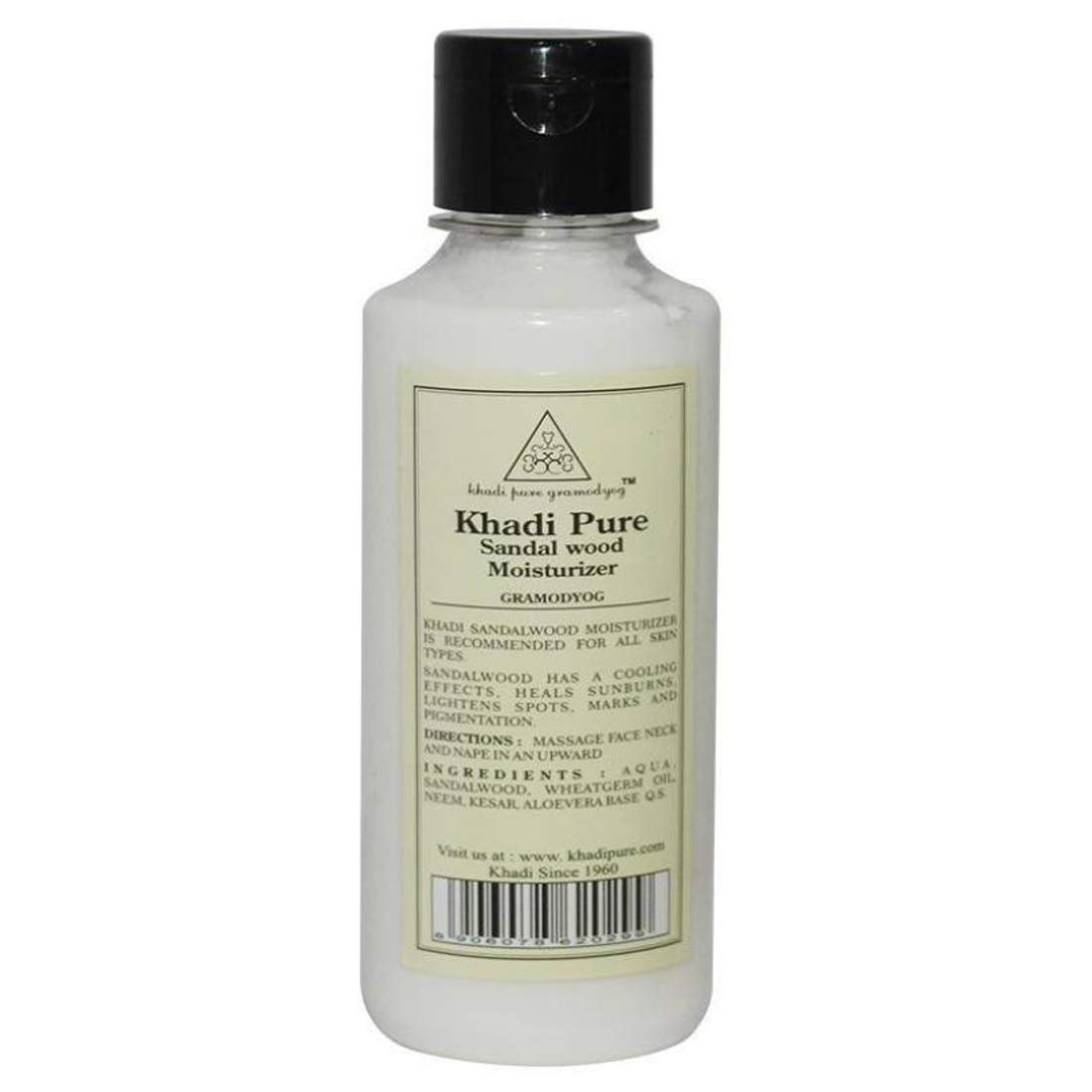 Khadi Pure Herbal Sandalwood Moisturizer, 210 ml