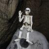 Realistic Waving Skeleton Miniature Figurine Handcrafted Resin Art Ornament Perfect For Halloween Holiday Decors Gift