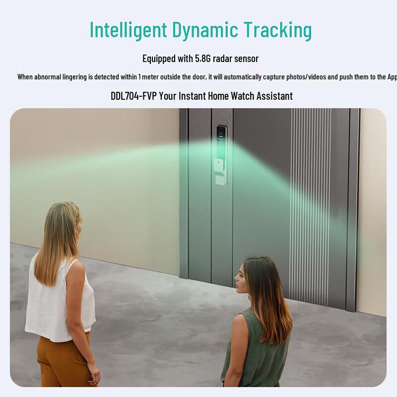Philips DDL704-FVP-7HW 3D Facial Recognition Smart Door Lock