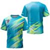 Herren- und Damen-T-Shirts, schnell trocknend für Sport, Radfahren, 3D-Druckmuster, Rennsportbekleidung, spezifisch für nationale Wettkämpfe