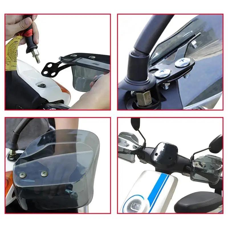 Motorcyclist Guards Windshield Hand Guard Handle Protector Windshield Wind Guard Hand Guard Motorcycle Accessories