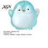 Glitter Stress Ball Squeeze Toy Translucent Powder Soft Slow Rebound Cute Kids Relief Penguin Shape Portable Safe