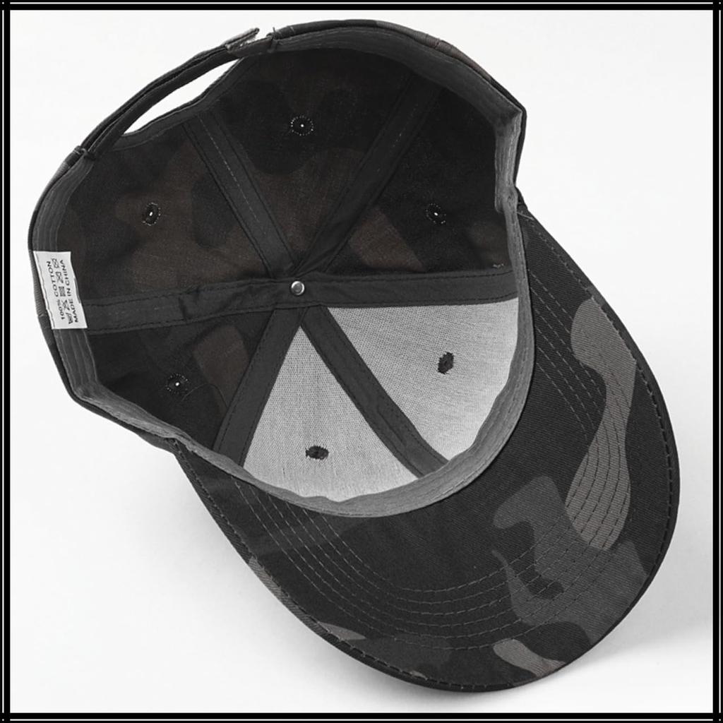 Hat Cap Cool Sports Camouflage Casual Pop CZ512 [White Fang] Men's Women's (Green)