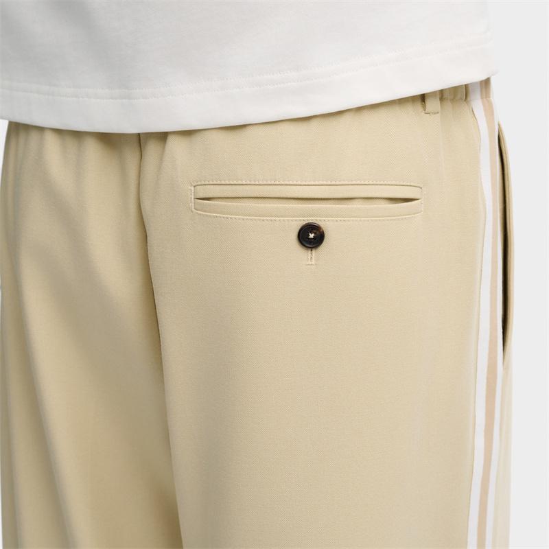 Men's Pants FILA Casual Pants Men's Stone Sand Khaki Moderate Straight Fit Pants