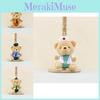 Soft And Cuddly Policeman Bear Plush Toy Keychain Ideal For Bag Decoration And Gifts