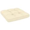 Garden Footstool with Cushions 2 pcs Solid Pine Wood
