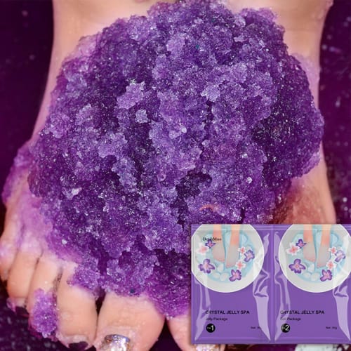 Pedikyr Jelly Spa Fotbad, Pedikyr Jelly Fotbad, Krystall Jelly Spa Fotbad, Pedikyr Fotbad for Tørre Føtter - Foryngende Fotspa-bad, Foo