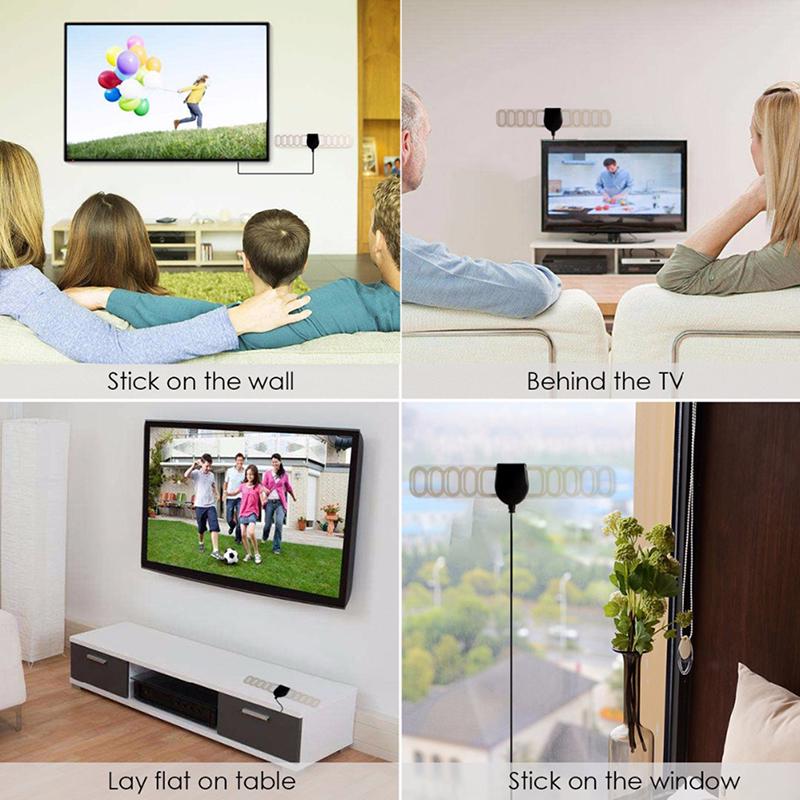Antenă receptor activ TV digital impermeabilă 20Db pentru mașină Dvb-T Dvb-T2 1080P