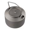 Compact Storage Camping Teapot Ti Kettle Efficient Fuel Use