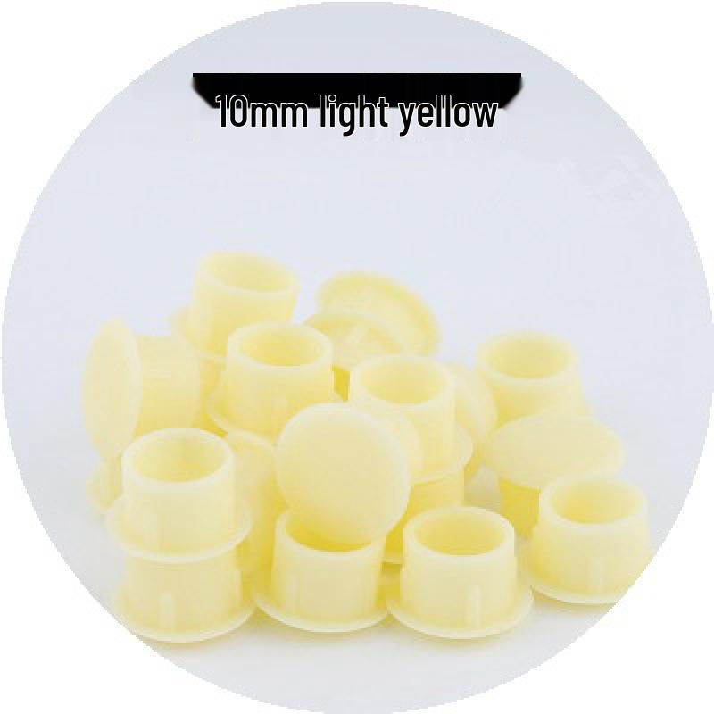 Plastik Vida Dişli Delik Tıpa - Mobilya Menteşeleri ve Donanımlar İçin Dekoratif Kapak