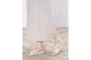 Pansy 9553 Antibacterial Indoor Size Ivory Women's Hand-Knitted Slippers, Small,