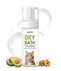 Petroyale Trockenbad Schaumshampoo für Katzen - Trockenshampoo für Katzen - Zecken, Flöhe & Juckreiz - Entwirrendes Schaumshampoo für ein schnelles Bad | 150ml