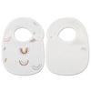 2pcs/set Cotton Baby Bibs Newborn Muslin Burp Cloths Infant Feeding Bib for Kids Boys Girls Soft Saliva Towel Baby Accessories