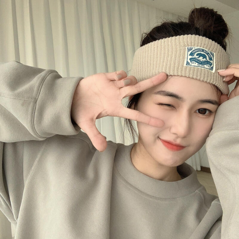 On the Moment Signature Label Hairband C2 Beige