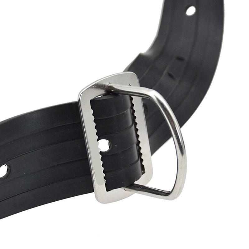 Scubas Diving Sidemount Webbings Strap Fixing Buckles Stainless Steel Knurled Buckles for Underwater Equipment