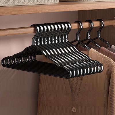 Set de 10 umerașe din aliaj de aluminiu pentru haine Suporturi de uscare pentru casă și balcon Organizator pentru dulap Umerașe antiderapante Economie de spațiu Umerașe pentru haine