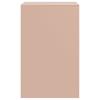 Pink Nightstand 34.5 x 39 x 62 cm Steel