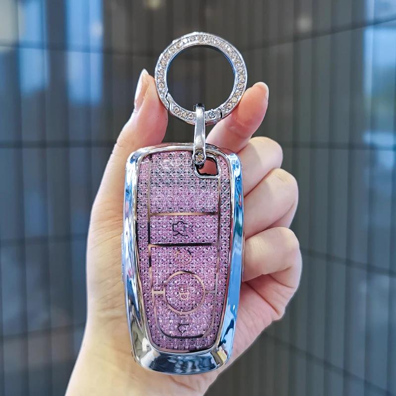 Suitable For Ford Mondeo Keycase Bronco Focus Escort Edge Plus Explorer Escape Mustang Keycover Keyshell Keychain Car Key Bag