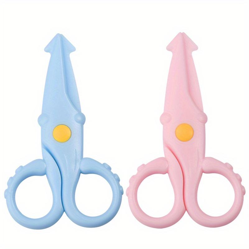 1/2pcs Cute Squid Scissors Mini Plastic Scissors Student Scissors Hand Cut Paper-cut Stationery Children Scissors