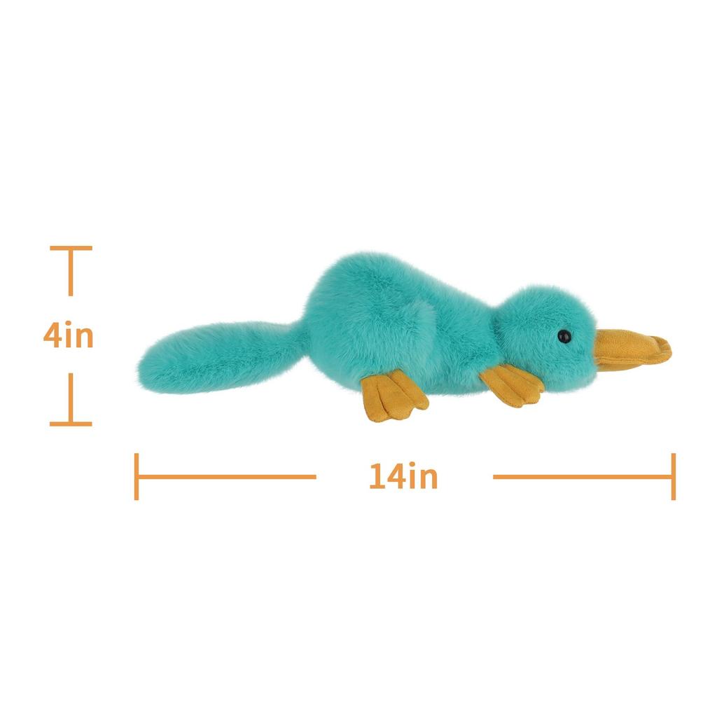 Morelowy Jagnięcy Szczęśliwy Dziobak Pluszowy Miękki i Puszysty Szczęśliwy Odpowiedni dla Chłopców i 35cm Zabawka, Uroczy, Dziobak, Dziewczynki,