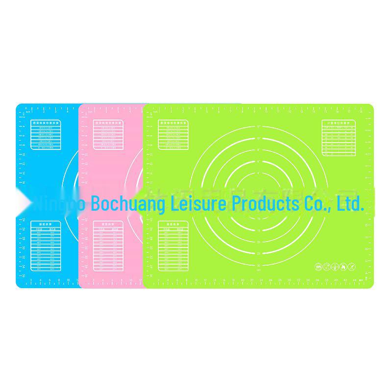 

Утолщенный кухонный силиконовый коврик для резки и выпечки 50x40 см со шкалой Blue