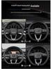XPeng Steering Wheel Cover for P7, G3, G3i, P5 - Genuine Leather Carbon Fiber, High-Quality.