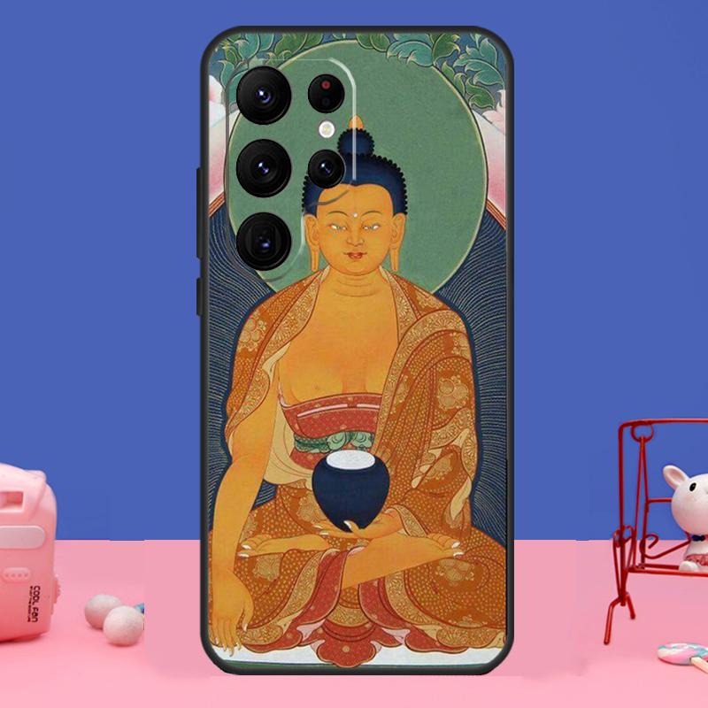 Shakyamuni Buddha Case For Samsung Galaxy S24 S23 S22 Ultra S20 S21 FE Note 20 S8 S9 S10 Note 10 Plus Cover