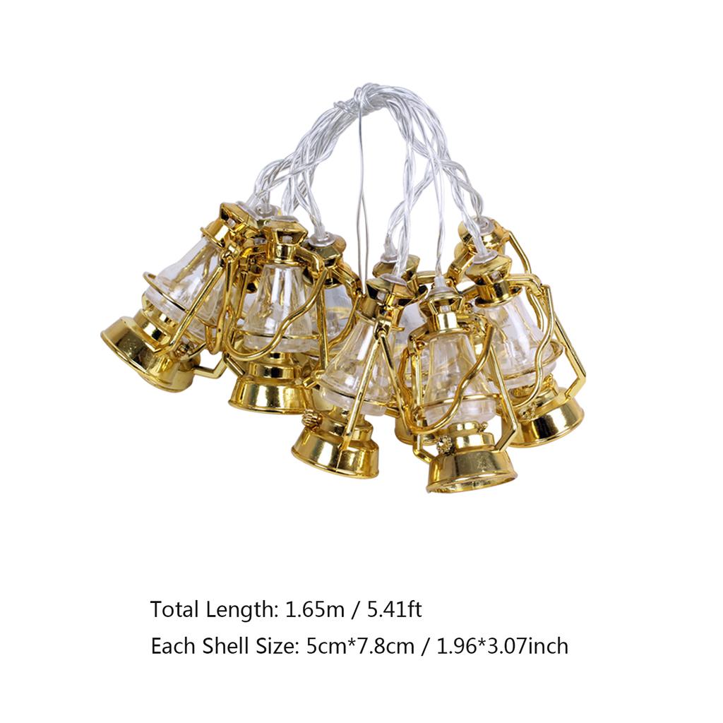 10 LEDs Fairy Lights Lamp Shape String Light 1.65m/5.41ft Warm White Colorful String Lights for Home Bedroom Party Indoor Wedding Festival Valentine