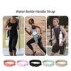 Water Bottle Handle Silicone Sling Holder with Shoulder Strap Fit Most Bottles Universal Bottle Lanyard Adjustable Strap