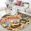 Spy Family Round Area Rug Carpet Rug For Living Room Bedroom Sofa Playroom Decor Nonslip Floor Mat