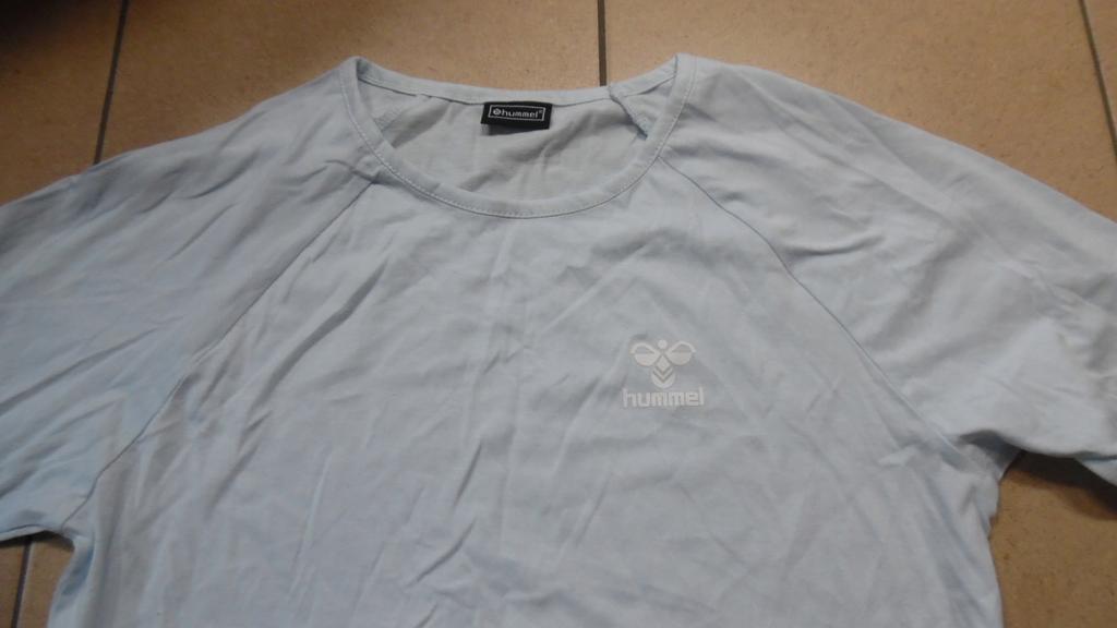 Y1261 HUMMEL LOGO T-SHIRT 3/4 WOMEN'S M