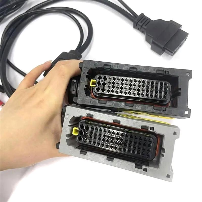 For Volvo Mack Vocom ECU Programming Test Cable Common Rail Engine Truck Excavator Diagnosis Work Cable 88894000 come illustrato a colori