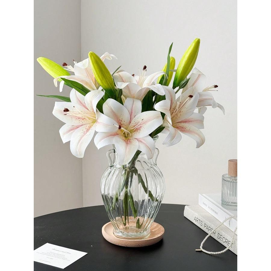 

Имитация Цветка Имитация Растения Украшение Лилия Настольная Ваза для Столовой Стола Декорация Свадебной Вечеринки Имитация Цветка Pink 1pc разноцветный