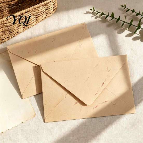 Elegant Envelopes for Holiday Wishes 10PCS Petal Art Envelopes, Real Floral Texture Design, Thick Paper Western Style Textured Craft Projects