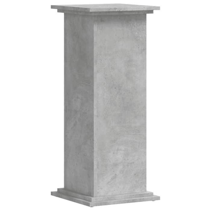 VidaXL Plant Stand Concrete Grey 33x33x80 Cm Engineered Wood 852972