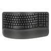 Logitech Hullámkulcsos Ergonomikus Vezeték nélküli Billentyűzet