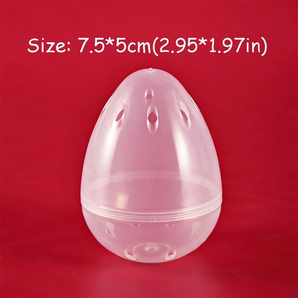 Transparent Makeup Puff Holder with Hole Eggshell Makeup Tool Box for Makeup Puff