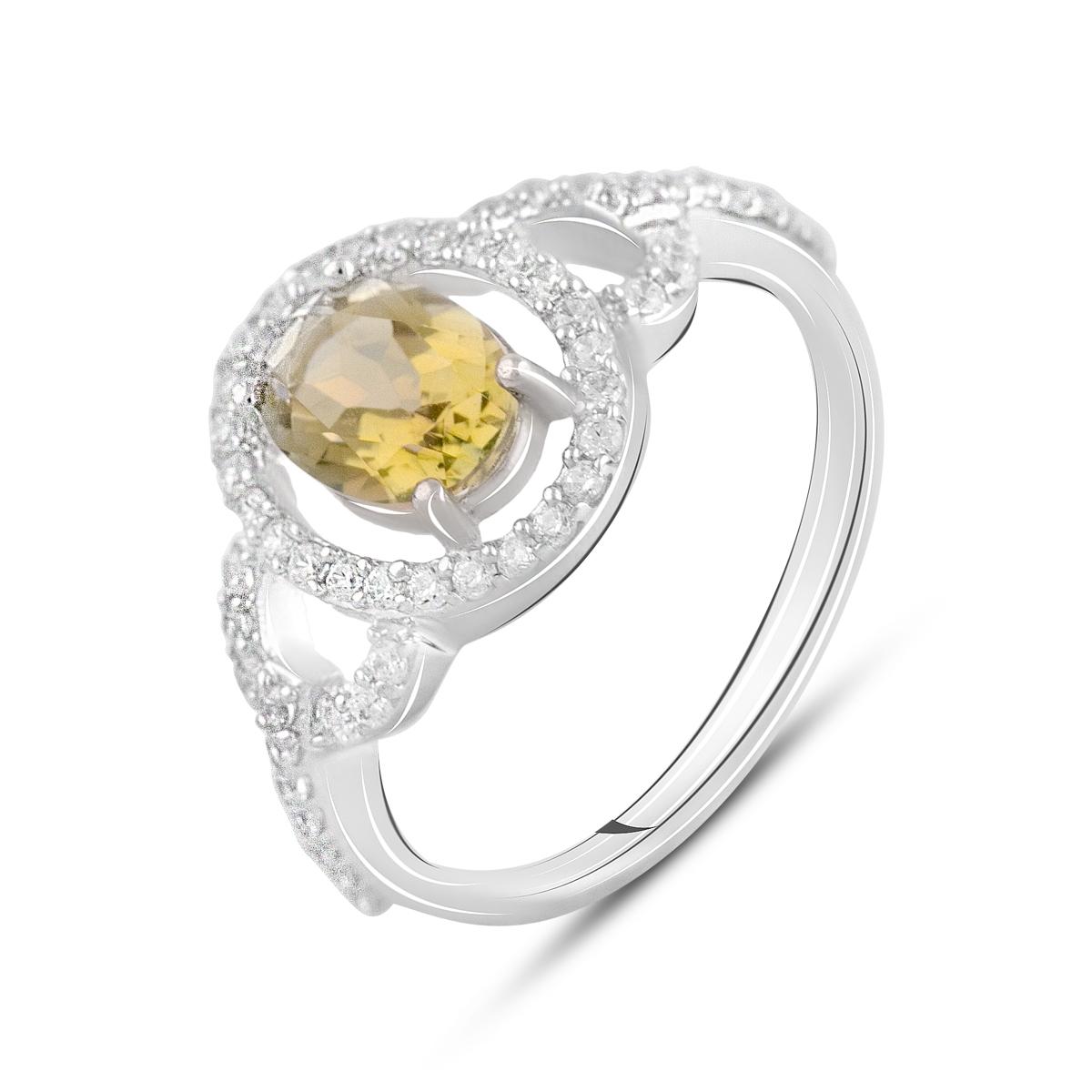 

Срібна каблучка з містик топазом 1.53ct (2122937) 2.76 гр. 925 проби