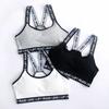 Women's Sling Thin Breathable Shockproof Sports Beauty Back Tube Bra Underwear for Girls Junior High School Students