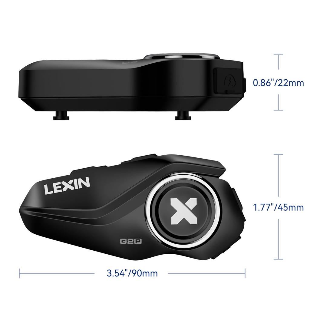 LEXIN Motorcycle Intercom G2P not (Parts included)