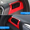 Chrome Abs Car Front Side AC Air Outlet Vent Trim Cover for Porsche Cayenne 2011-   Decor Interior Auto Accessories
